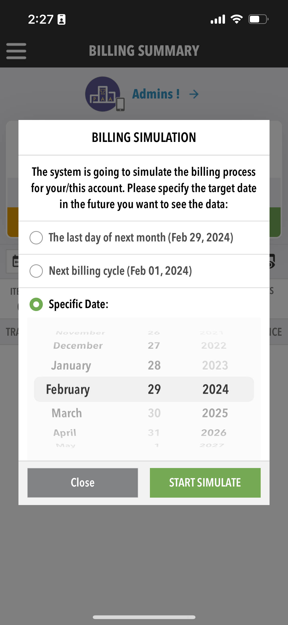 screenshot of SportsEngine Motion
